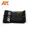 AK Interactive AK10048 WEATHERING PENCILS FULL RANGE CLOTH CASE
